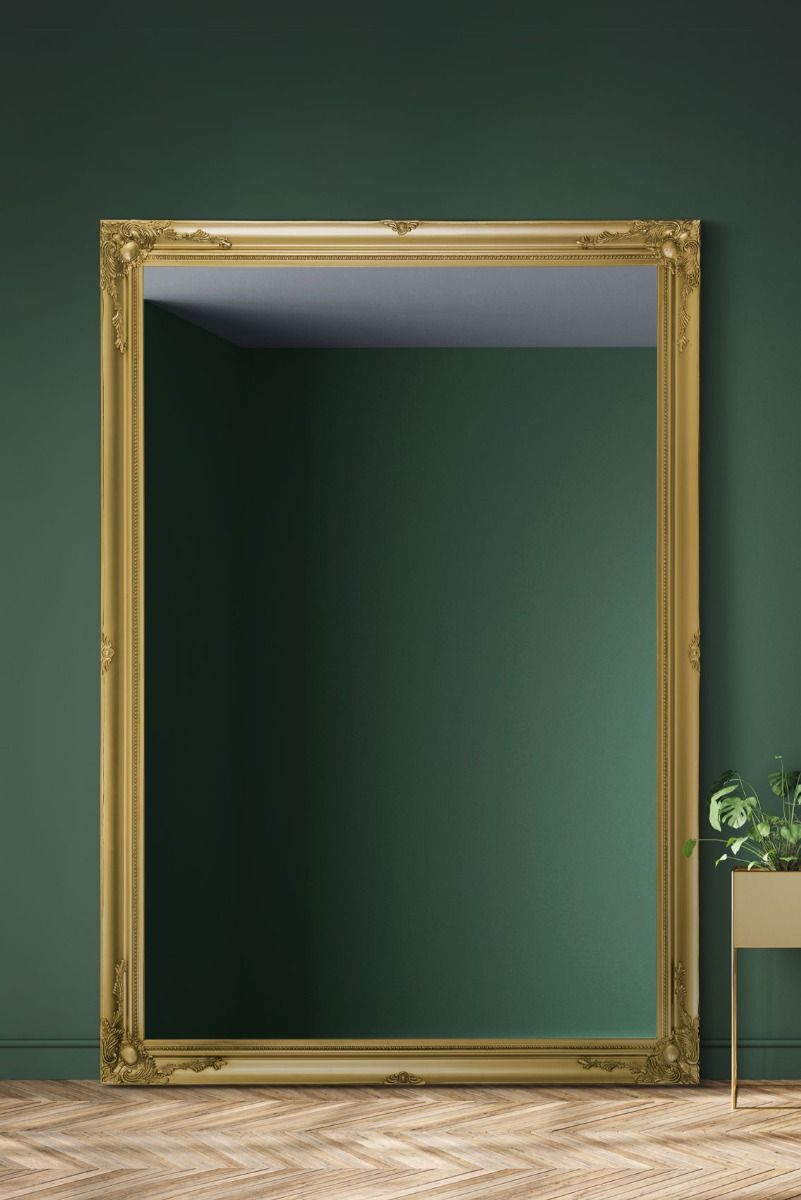 Carrington Baroque Gold Extra Large Leaner Mirror 201 x 140 CM