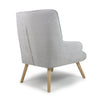 Hawksmoor Cinema Flax Effect Silver Grey Armchair