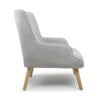 Hawksmoor Cinema Flax Effect Silver Grey Armchair