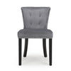 Hawksmoor Sandringham Brushed Velvet Grey Accent Chair (Pair)