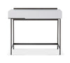 Gillmore Space Alberto Dressing Table Grey With Dark Chrome Accent