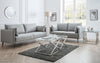 Julian Bowen Rohe 3 Seater Sofa Light Grey