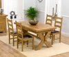 Avignon 160cm Solid Oak Extending Table