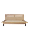 Mayfield Noto Japandi Style Bed Natural Oak