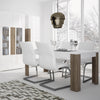 Axton Bronxdale 160 cm Dining Table + 4 Milan High Back Chair Dark Brown