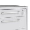 Axton Trinity Mobile File Cabinet In White