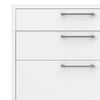 Axton Trinity Bookcase 2 Shelves with 2 Drawers + 2 File Drawers in White