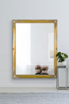 Carrington Vintage Gold Antique Baroque Design Wide Wall Mirror 137 x 106 CM