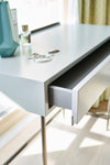 Gillmore Space Alberto Dressing Table Grey With Brass Accent