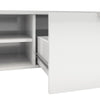 Axton Throggs TV Unit 1 Drawers 2 Shelf In White High Gloss