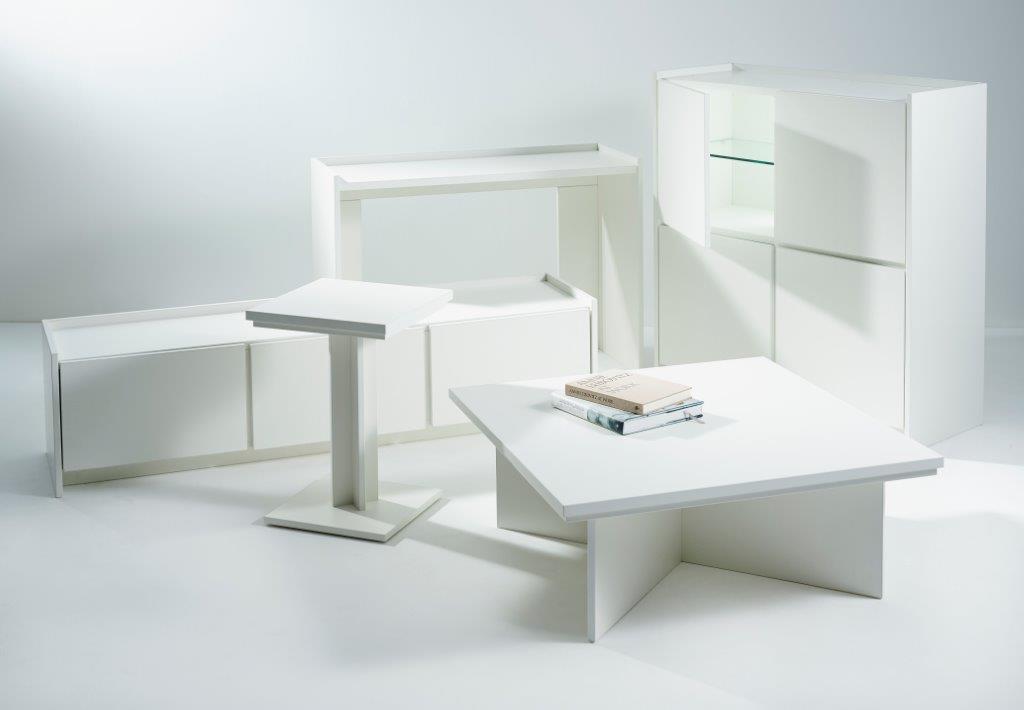 Gillmore Space Essentials Console Table All White