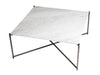 Gillmore Space Iris Square Coffee Table White Marble Top