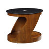 Jual Furnishings San Marino Walnut Oval Lamp Table