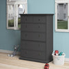 Axton Westchester  Chest of 6 Drawers In Matt Grey