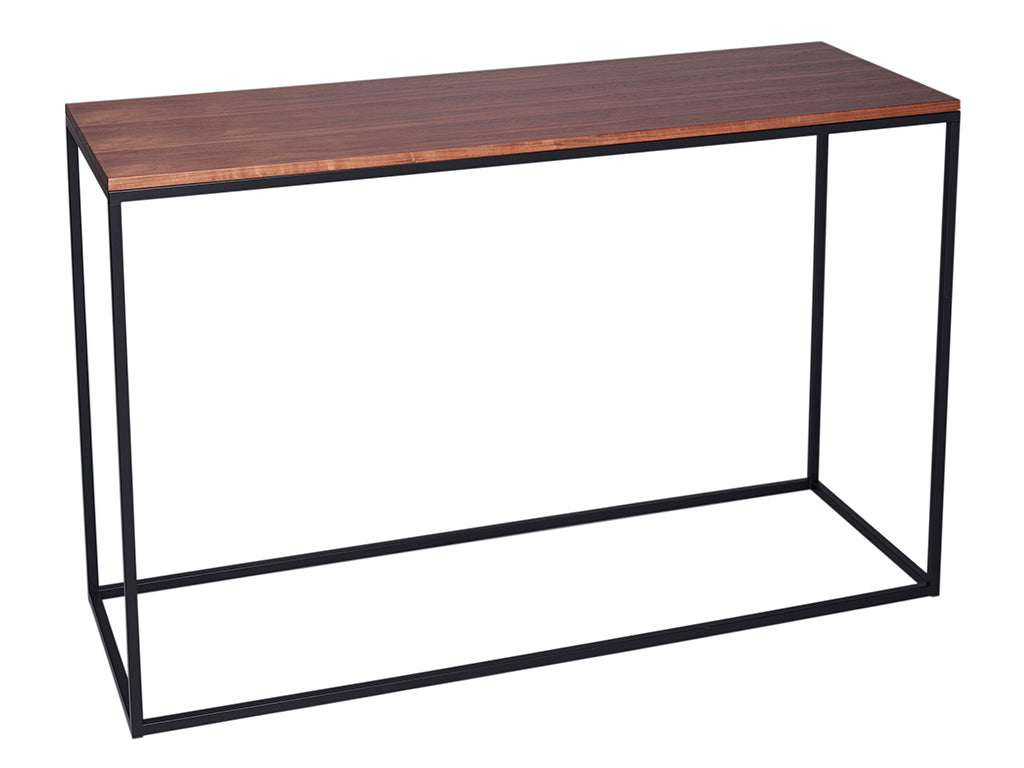 Gillmore Space Kensall Console Table Walnut Black
