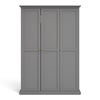 Axton Westchester Wardrobe With 3 Doors in Matt Grey