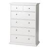 Axton Westchester Chest of 6 Drawers In White