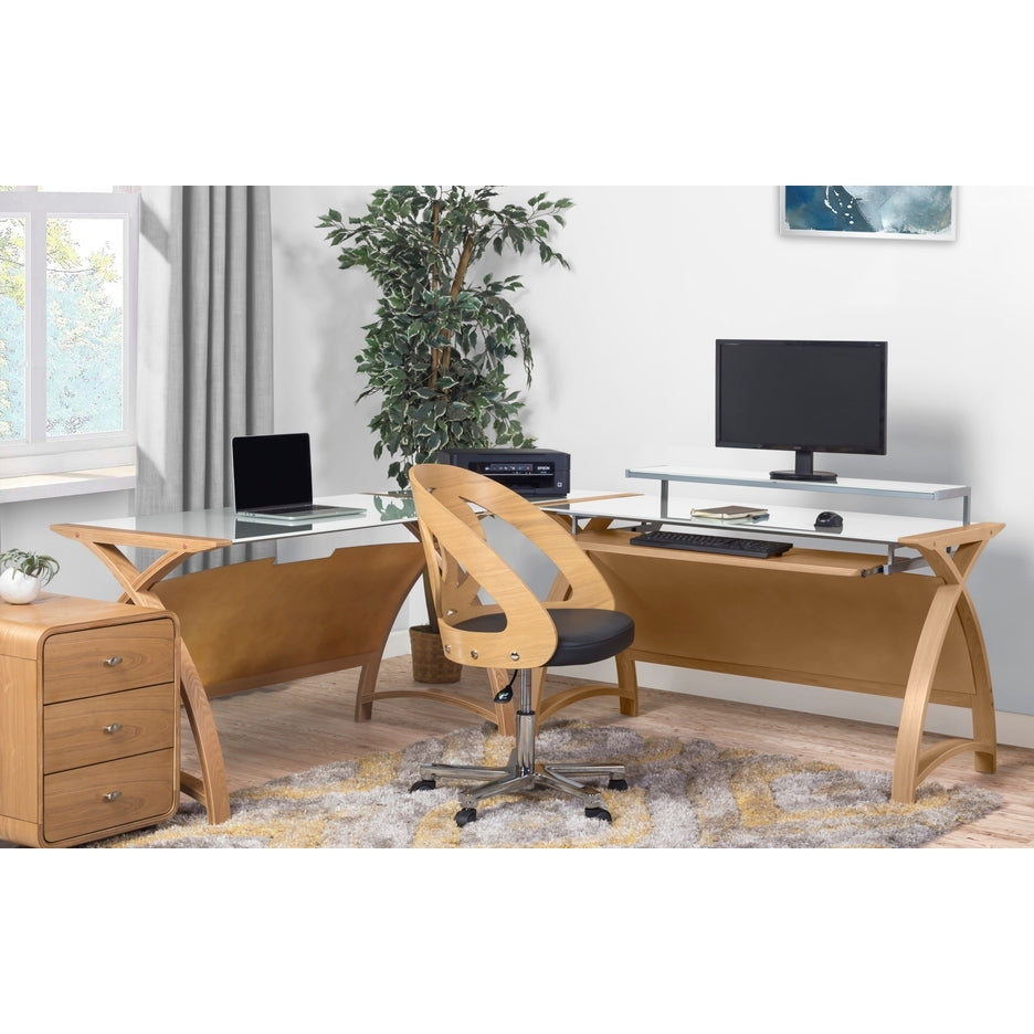Jual Furnishings Helsinki Corner Desk Oak