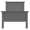 Axton Westchester Single Bed (90 x 200) in Matt Grey