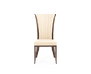 Almeria Cream Leather Dining Chair (Pairs)