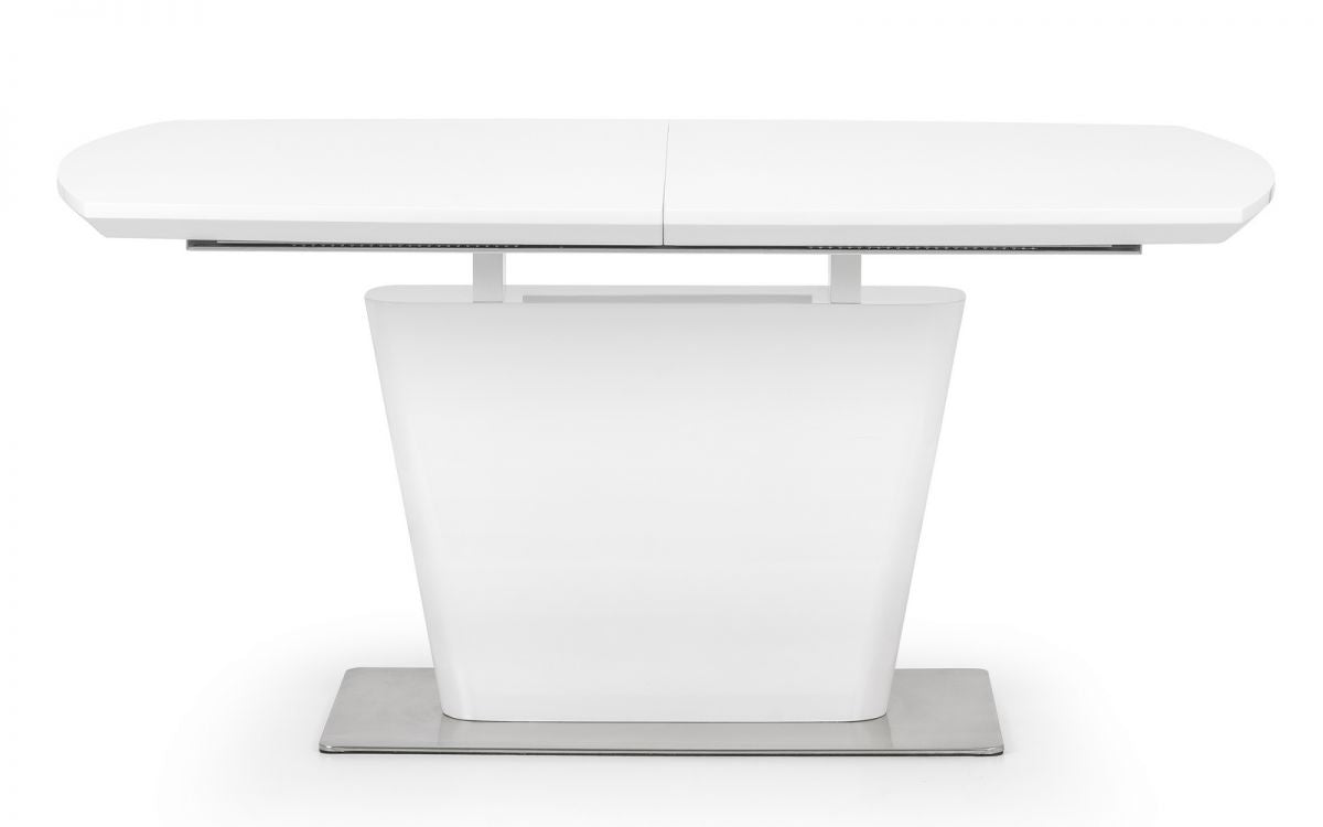 Julian Bowen Como Extending White Gloss Dining Table 160 - 200cm