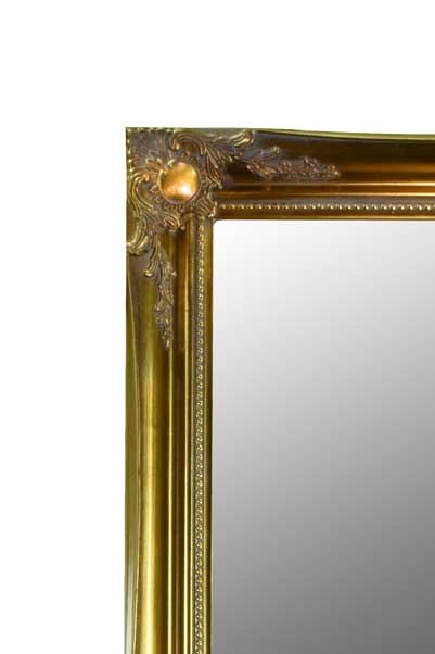 Carrington Vintage Gold Antique Baroque Design Wide Wall Mirror 137 x 106 CM