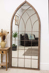 Carrington Rustic Arch Large Garden Mirror 169 x 75 CM