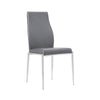 Axton Woodlawn Large Extending Dining Table 160/200 cm + 6 Milan High Back Chair Grey