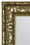 Carrington Baroque Champagne Silver Large Ornate Leaner/Wall hanging Mirror 169cm x 76cm