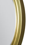 Melbury Gold Elegant Modern Bevelled Round Mirror 96 x 96 CM