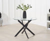 Mark Harris Marina 100cm Glass Dining Table