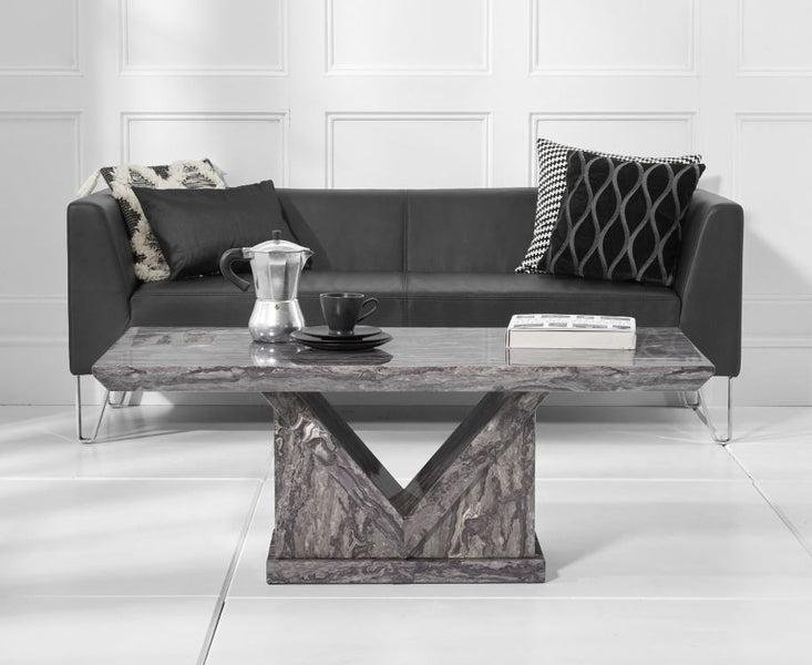 Minsk Grey Marble Coffee Table