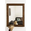 Carrington Dark Natural Wood Dress Mirror 118 x 92 CM